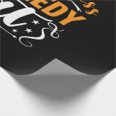 ハロウィン恋しく思リトルビックキャット誕生日 ラッピングペーパー (角)