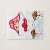 ハロウィン恐いClown2 ジグソーパズル (横)