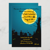 ハロウィン恐怖招待状 招待状 (正面/裏面)