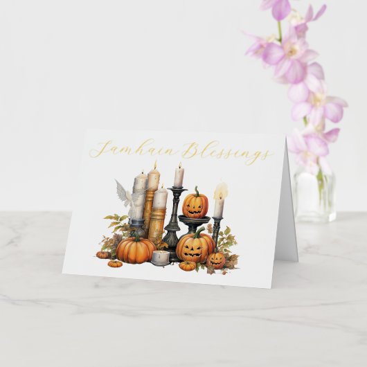 ハロウィン恵みフォイルカード 箔シーズンカード (蘭)