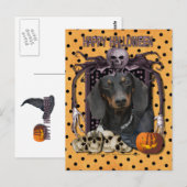 ハロウィン悪夢 – ダクシュント – ウィンストン ポストカード (正面/裏面)