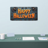 ハロウィン愉快にクモと共に 横断幕 (トレードショー)