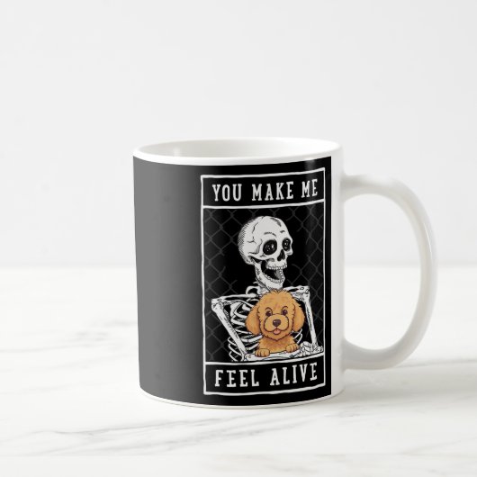 ハロウィン感じのスケルトン コーヒーマグカップ (右)