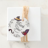 ハロウィン感謝の魔女たち パープル ブライダルシャワー フェイバータグ (インサイチュ)