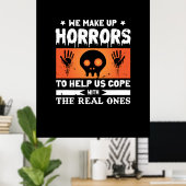 ハロウィン我々は恐怖を作り上げる ポスター (ホームオフィス)
