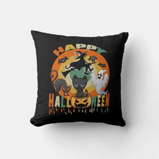 ハロウィン我々来は、ハロウィン誕生日が必要 クッション (正面)