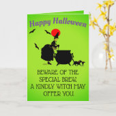 ハロウィン折り畳みグリーティングカード カード (黄色い花)