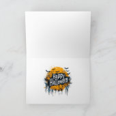 ハロウィン折り紙のポストカード シーズンカード (内部)