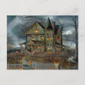 ハロウィン折り紙の祝賀カード シーズンポストカード (正面)