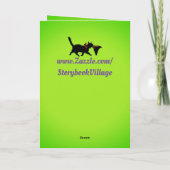 ハロウィン折り紙グリーティングカード カード (裏面)