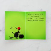 ハロウィン折り紙グリーティングカード カード (内部)