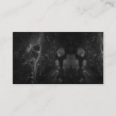 ハロウィン抽象的なSpiderwebのアクリルの液体はSpを注ぎます 名刺 (正面)