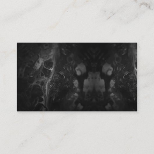 ハロウィン抽象的なSpiderwebのアクリルの液体はSpを注ぎます 名刺 (正面)