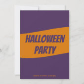 ハロウィン招待状カード（名入れ可） 招待状 (正面)