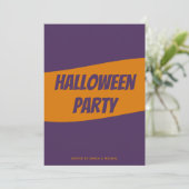 ハロウィン招待状カード（名入れ可） 招待状 (スタンド正面)