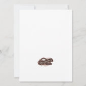 ハロウィン招待状不気味猫 招待状 (裏面)