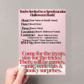 ハロウィン招待状 アクリル招待状 (インサイチュ (ポータブル))