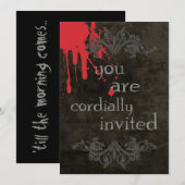 ハロウィン招待状 招待状 (正面/裏面)