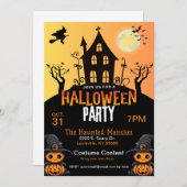 ハロウィン招待状 招待状 (正面/裏面)