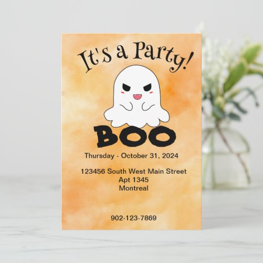 ハロウィン招待状 招待状 (スタンド正面)