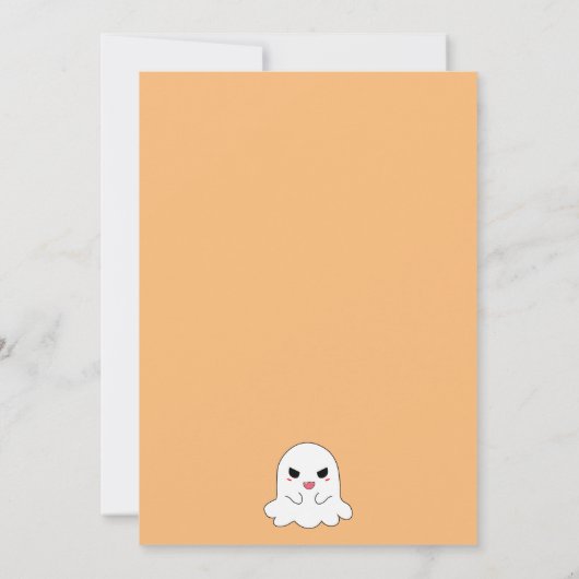 ハロウィン招待状 招待状 (裏面)