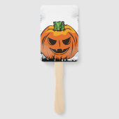 ハロウィン招待状 編集可能 ハロウィンパーティー ハンドファン (裏面)