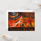 ハロウィン挨拶 カード (正面/裏面インサイチュ)