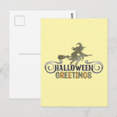 ハロウィン挨拶 - ハロウィン ポストカード (正面/裏面)