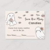 ハロウィン推測ゲームのエンクロージャカードの数 エンクロージャーカード (正面)