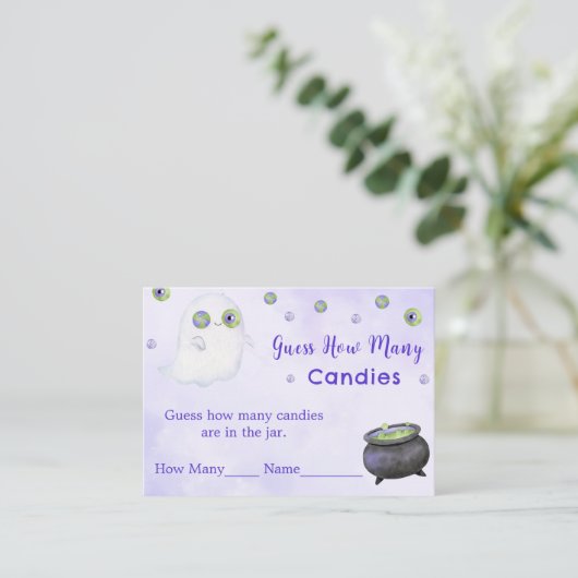 ハロウィン推測ゲームのエンクロージャカードの数 エンクロージャーカード (スタンド正面)