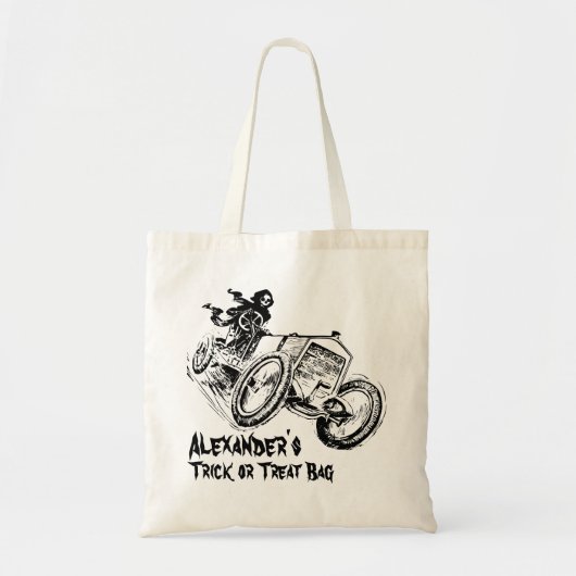 ハロウィン改造のトリックまたはトリートバッグ トートバッグ (正面)