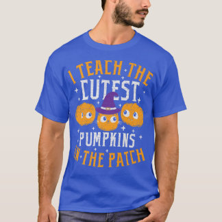 ハロウィン教え先生Iで最も可愛いカボチャ Tシャツ