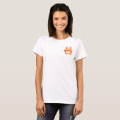 ハロウィン教え先生IPで最も可愛いカボチャ Tシャツ (正面フル)
