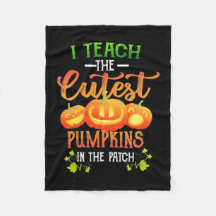 ハロウィン教えI The Cutest Pumpkins フリースブランケット
