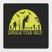 ハロウィン数々のスクエアステッカー ラベル (デザイン2)