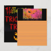 ハロウィン文房具 (正面/裏面)