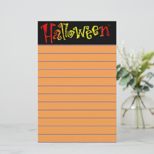 ハロウィン文房具 便箋 (スタンド正面)