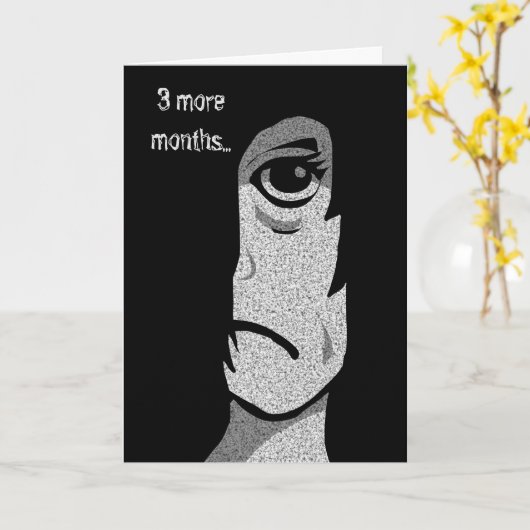 ハロウィン早期挨拶 カード (黄色い花)