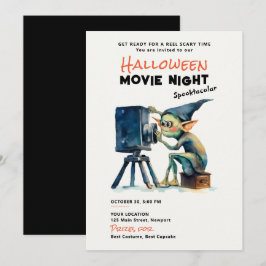 ハロウィン映画鑑賞会 グリーン・グレムリン 招待状