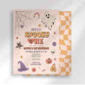 ハロウィン最初の誕生日 グルービーなスプーキー1 招待状