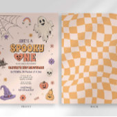 ハロウィン最初の誕生日 グルービーなスプーキー1 招待状