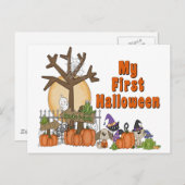 ハロウィン最初は可愛くて怖い ポストカード (正面/裏面)