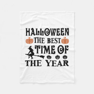 ハロウィン最高のの誕生日 フリースブランケット