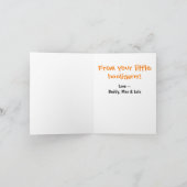 ハロウィン最高のドッグパパエバーペットフォト カード (内部)