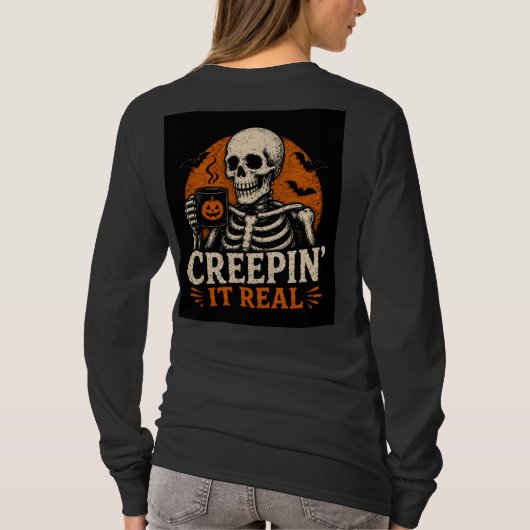 ハロウィン最高デザイン Tシャツ (裏面)