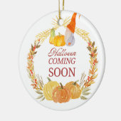 ハロウィン来の間もないオーナメント セラミックオーナメント (左)