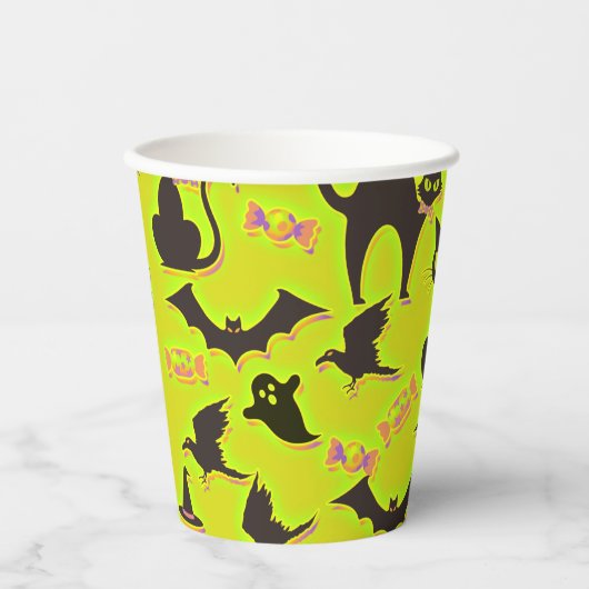 ハロウィン来イズ 紙コップ (正面)