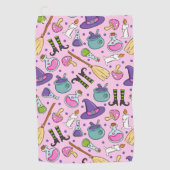 ハロウィン柄 ゴルフタオル (正面)