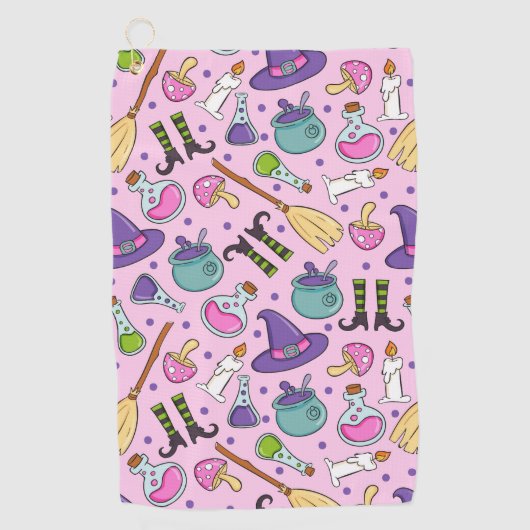 ハロウィン柄 ゴルフタオル (正面)