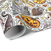 ハロウィン楽しみ ラッピングペーパー (ロールコーナー)